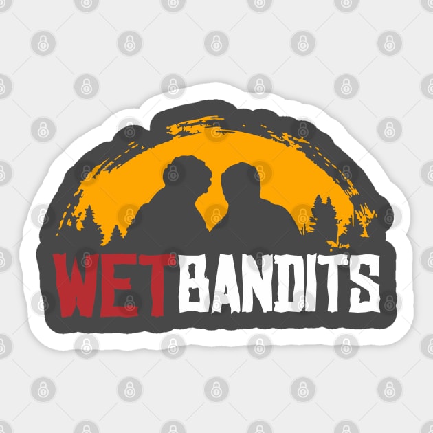 Wet Bandits Sticker by ZombieNinjas